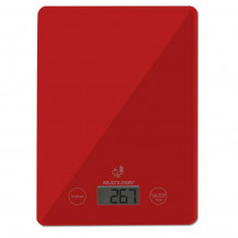 Balança de Cozinha Digital com Display LCD Touch Up Até 5KG CE118 Vermelha - Multilaser