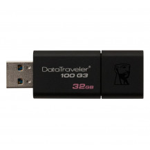 Pen Drive Kingston DataTraveler USB 3.0 DT100G3/32GB Preto - Kingston