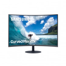 Monitor Curvo Samsung 32Pol Hdmi Display Port Curvatura 1000R C32T550FDL Preto - Samsung