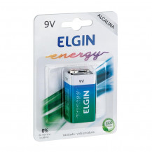 Bateria 9V Alcalina 6LR61 (blister com 1) - Elgin