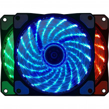 Cooler Fan Bluecase BF-06RGB, RGB 7 Cores, 12cm BF06RGBCASE BOX - Bluecase