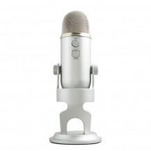 Microfone Condensador Yeti Usb Gravação e Streaming em PC e Mac 988-000103 Prata - Logitech
