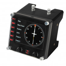 Controle Profissional para Simulação em Painel de Instrumentos LCD Flight Instrument Panel 945-000027 - Logitech 